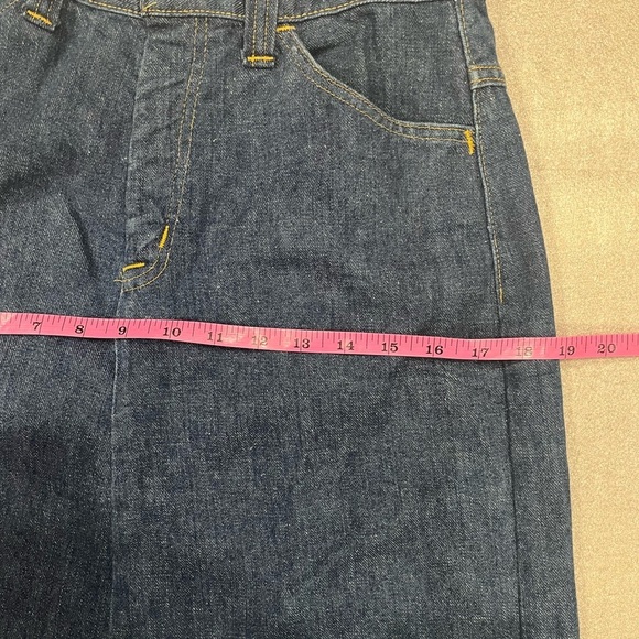 [S]VTG GWG Denim Maxi Skirt Union Made - Picture 5 of 8